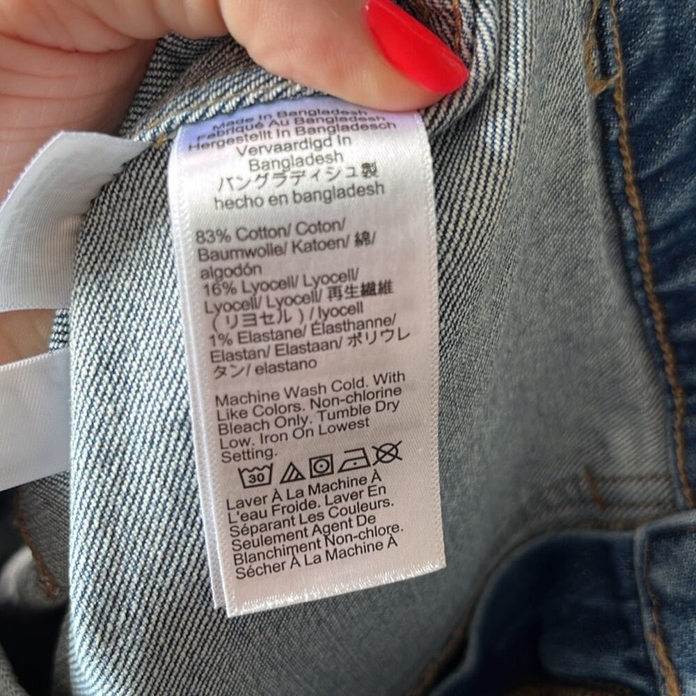 NWT J.Crew Factory High Rise Straight Leg Jeans - Picture 9 of 9